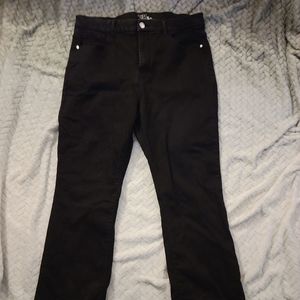 High rise jeans, black